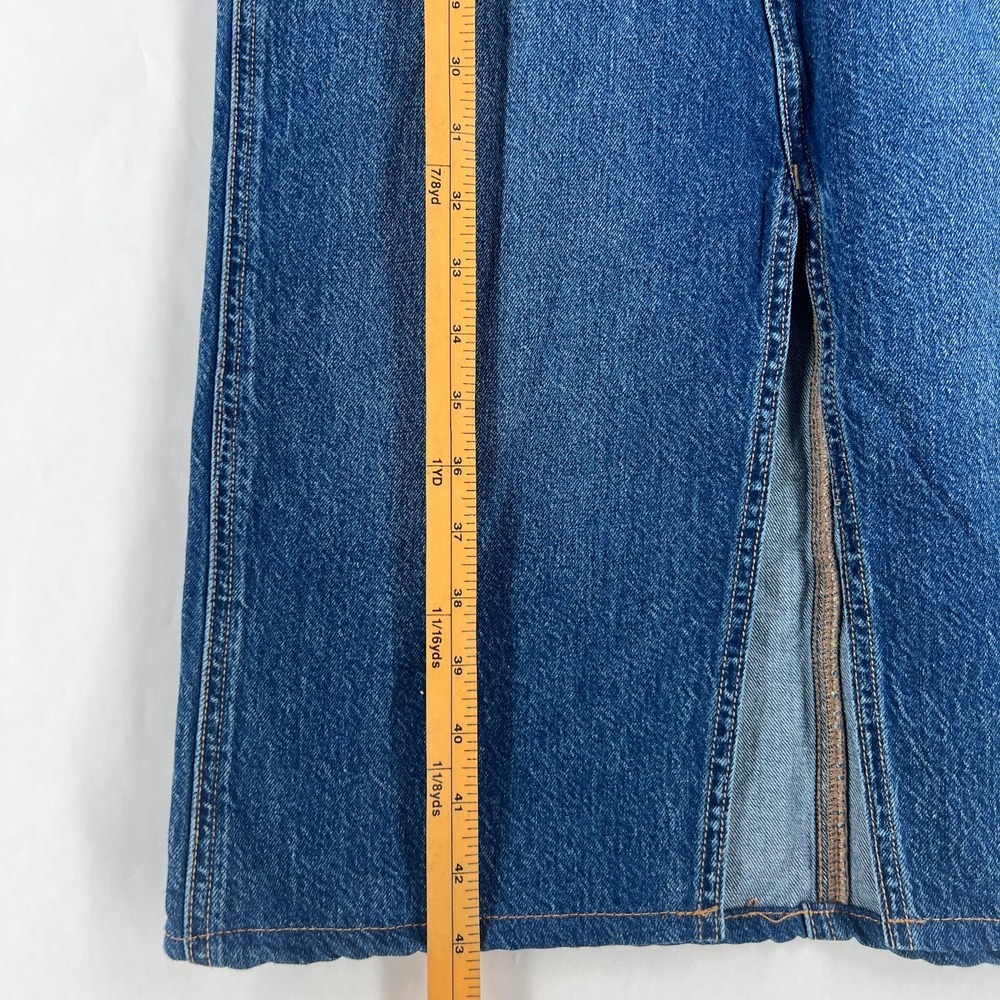American Eagle Outfitters Real Good Cargo Overall Dress Womens XS‎ Blue Denim - Picture 14 of 15